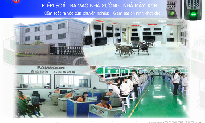Giải pháp lắp đặt kiểm soát cửa ra vào nhà máy, nhà xưởng, khu công nghiệp