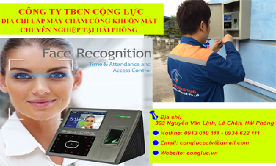 Phân phối và lắp đặt máy chấm công khuôn mặt chính hãng tại Hải Phòng