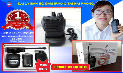 Đại lý phân phối máy bộ đàm Iradio chính hãng tại Hải Phòng