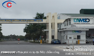 Lắp đặt máy chấm công khu nhà xưởng Hải Thành - Công ty nhôm Bảo Nguyên