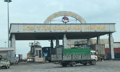 Lắp hệ thống âm thanh xe Container và văn phòng công ty Ngôi Sao Xanh Tương Lai tại ICD Tân Cảng Hải Phòng
