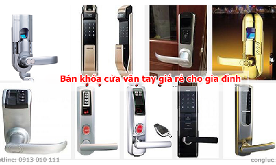 Báo giá mẫu khóa cửa vân tay giá rẻ cho gia đình