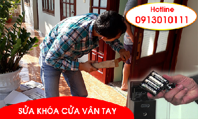 Sửa chữa khóa cửa vân tay tại Hải Phòng