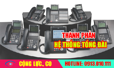 CÁC THÀNH PHẦN CỦA HỆ THỐNG TỔNG ĐÀI ĐIỆN THOẠI