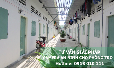 Giải pháp lắp camera giám sát an ninh cho các phòng trọ