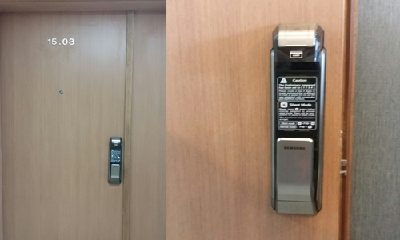 Lắp khóa cửa vân tay căn hộ Số 03 Tầng 15 Tòa nhà SHP Hải Phòng
