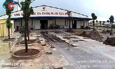 Lắp đặt camera quan sát nhà máy cám Tân Phát tại huyện Phủ Lý, Hà Nam