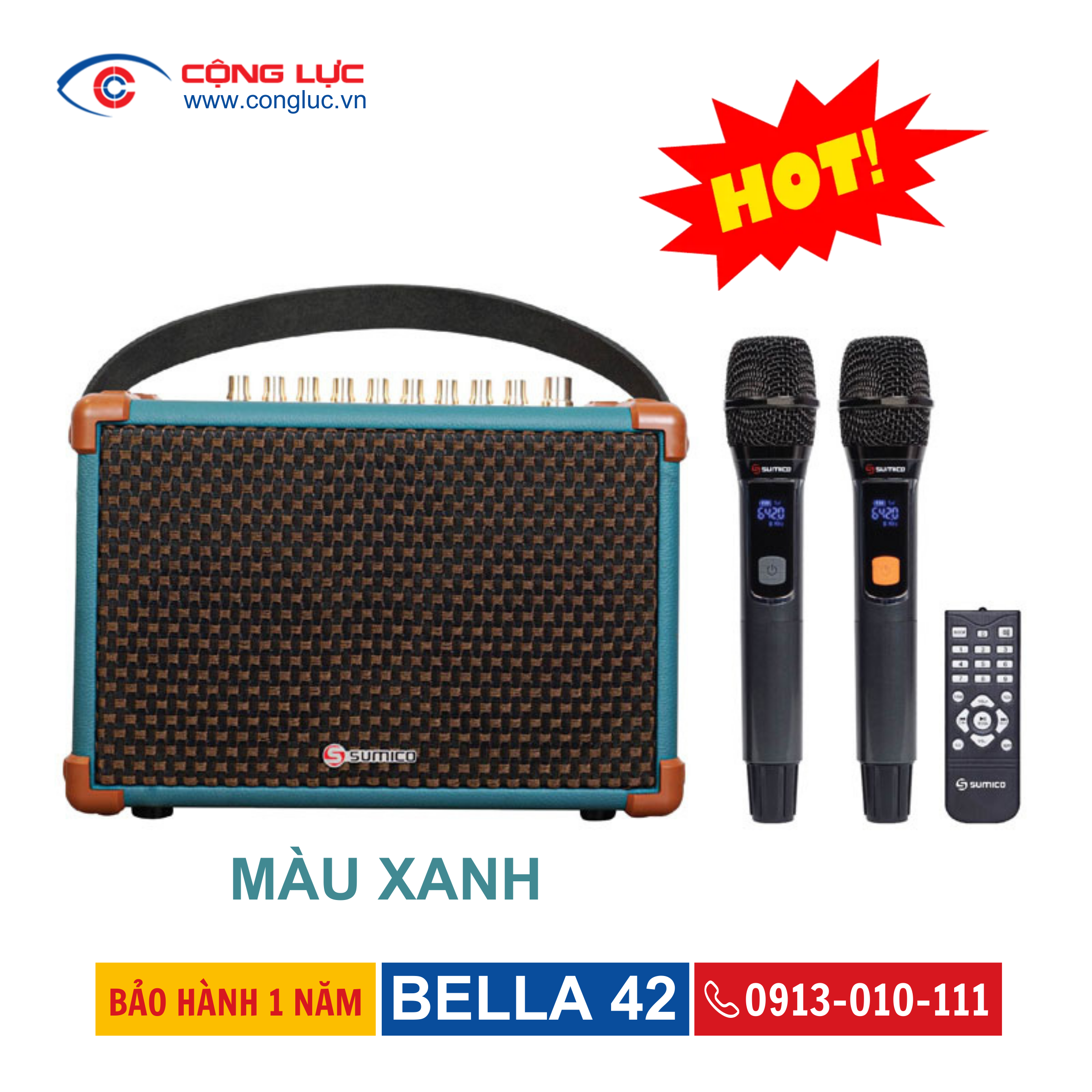 Loa Karaoke Di Động Sumico Bella 42