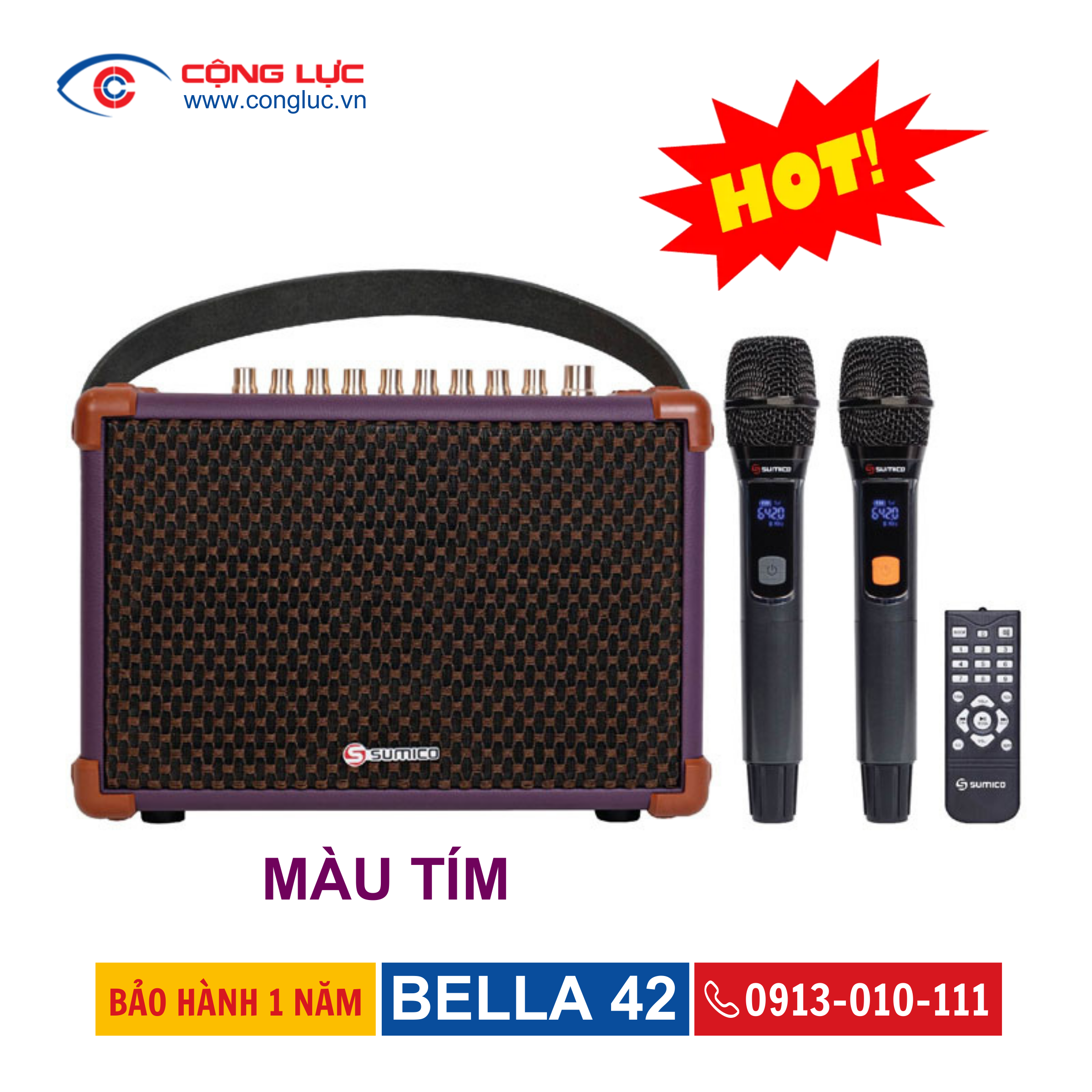 Loa Karaoke Di Động Sumico Bella 42