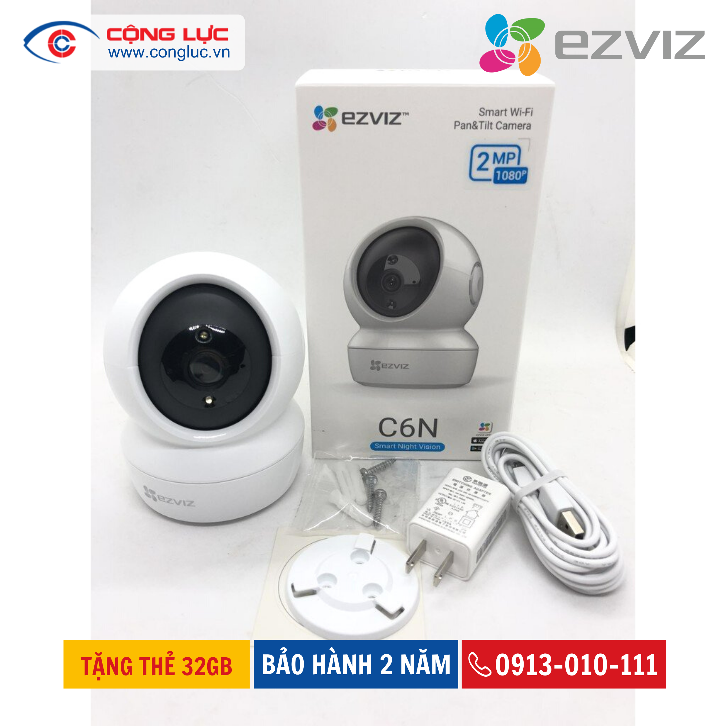 Camera Wifi Ezviz CS-C6N 4MP