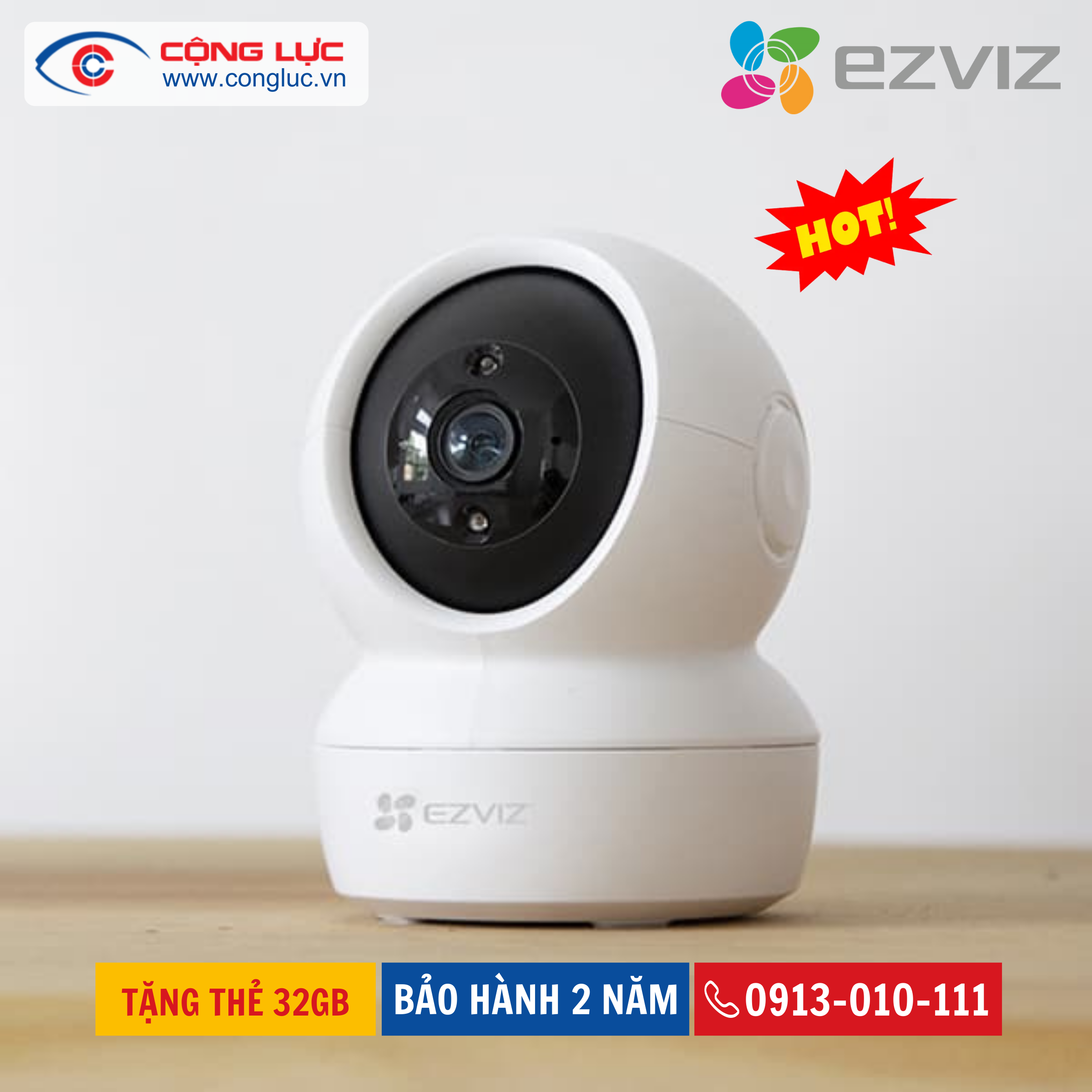 Camera Wifi Ezviz CS-C6N 4MP