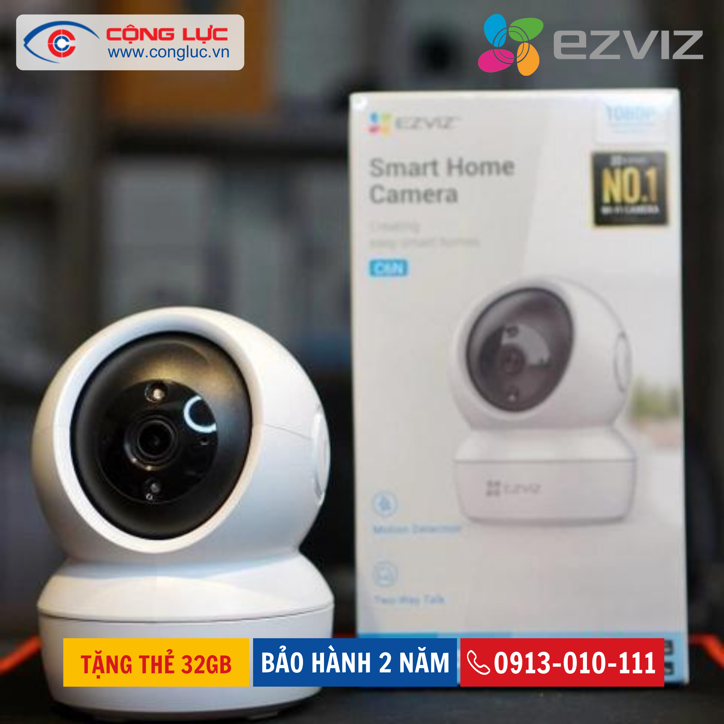 Camera Wifi Ezviz CS-C6N 2MP
