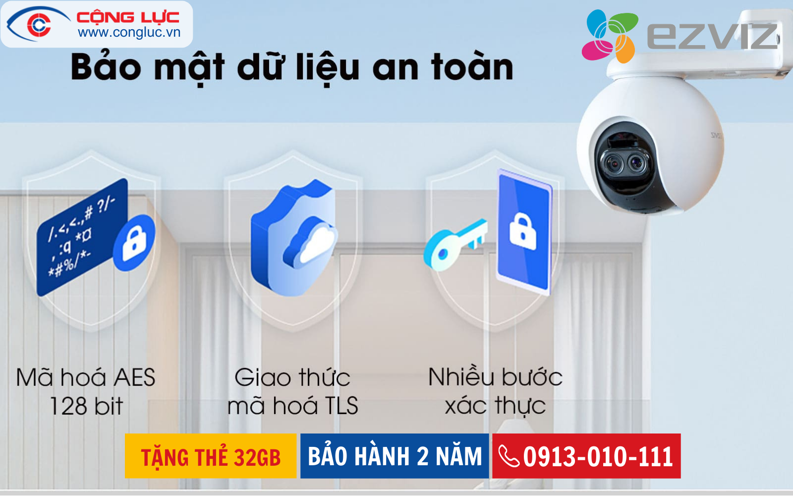 Camera Wifi Ezviz C8PF 2MP