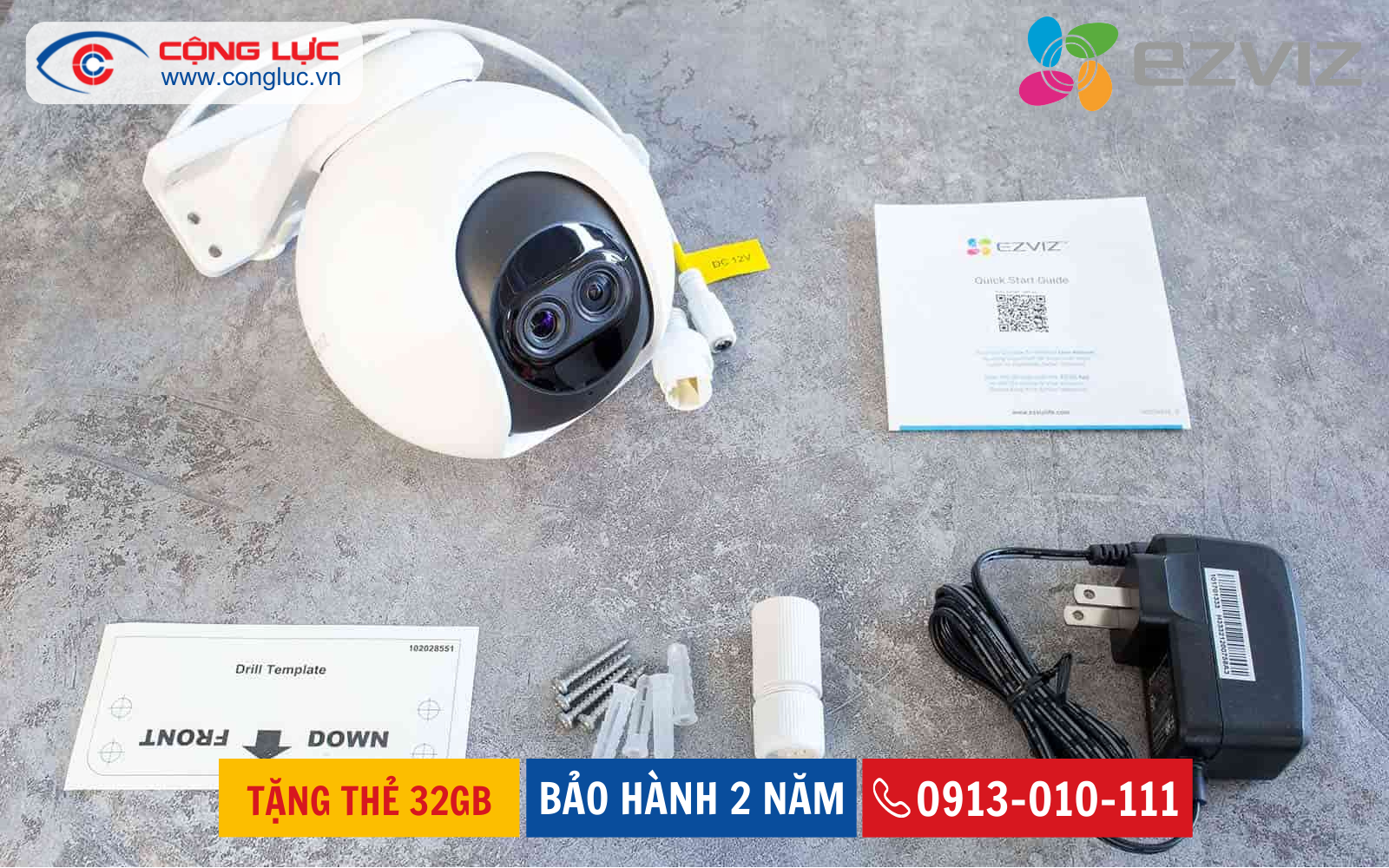 Camera Wifi Ezviz C8PF 2MP