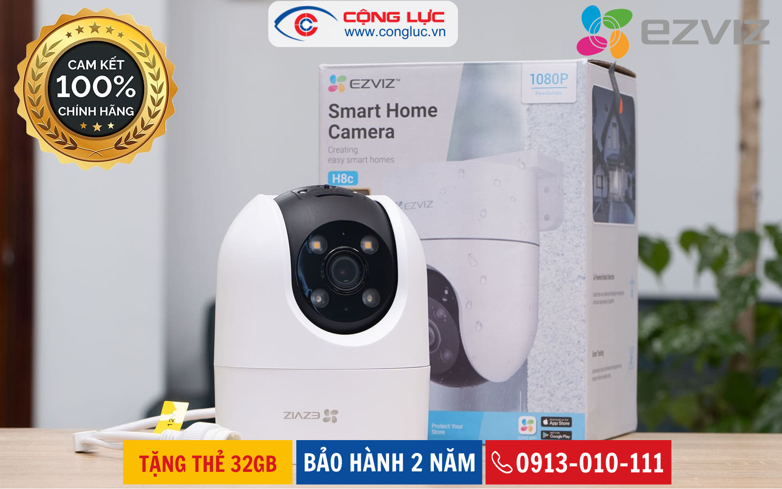 Camera Wifi Ezviz H8C 2MP