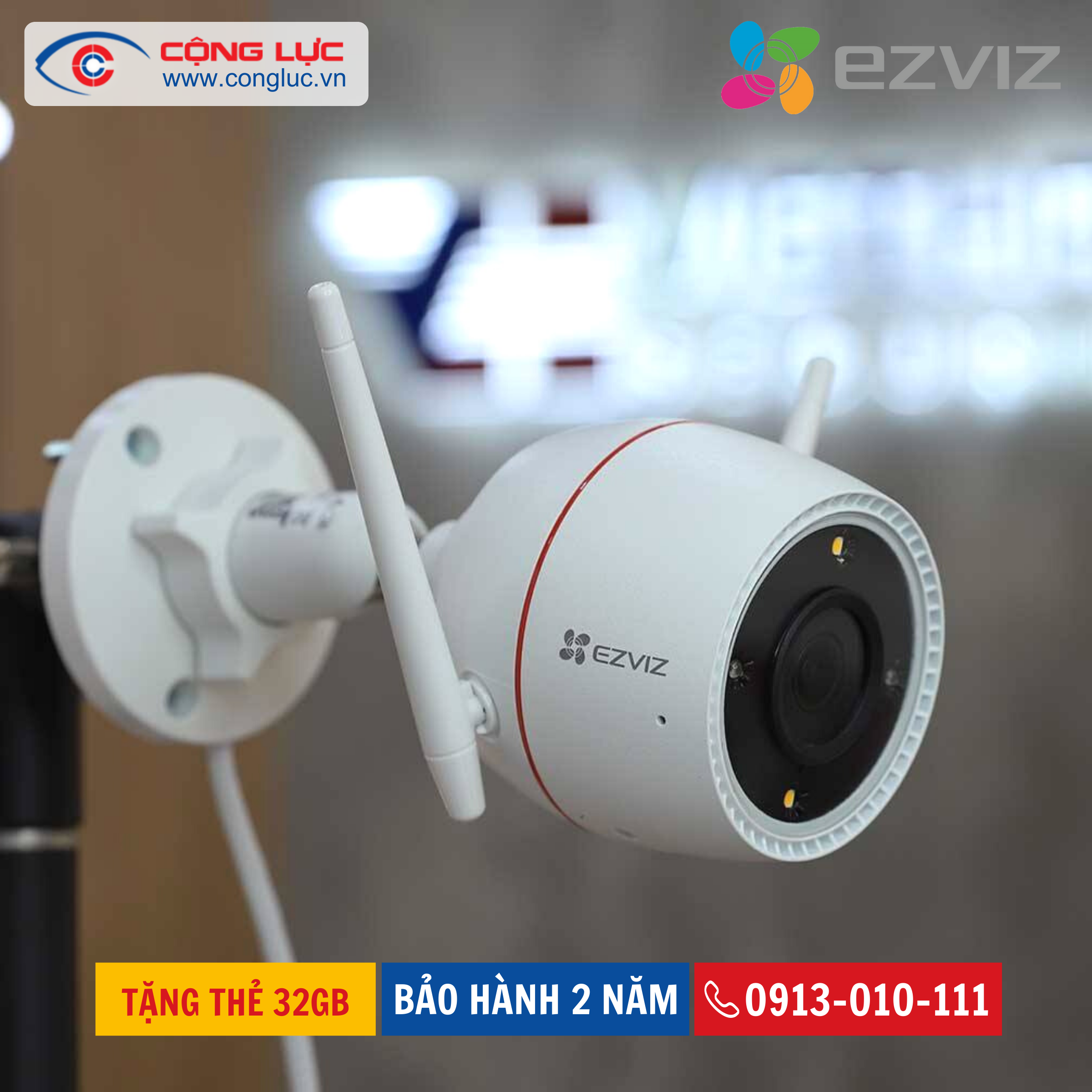 Camera Wifi Ezviz CS-CV310 (C3TN) 3MP