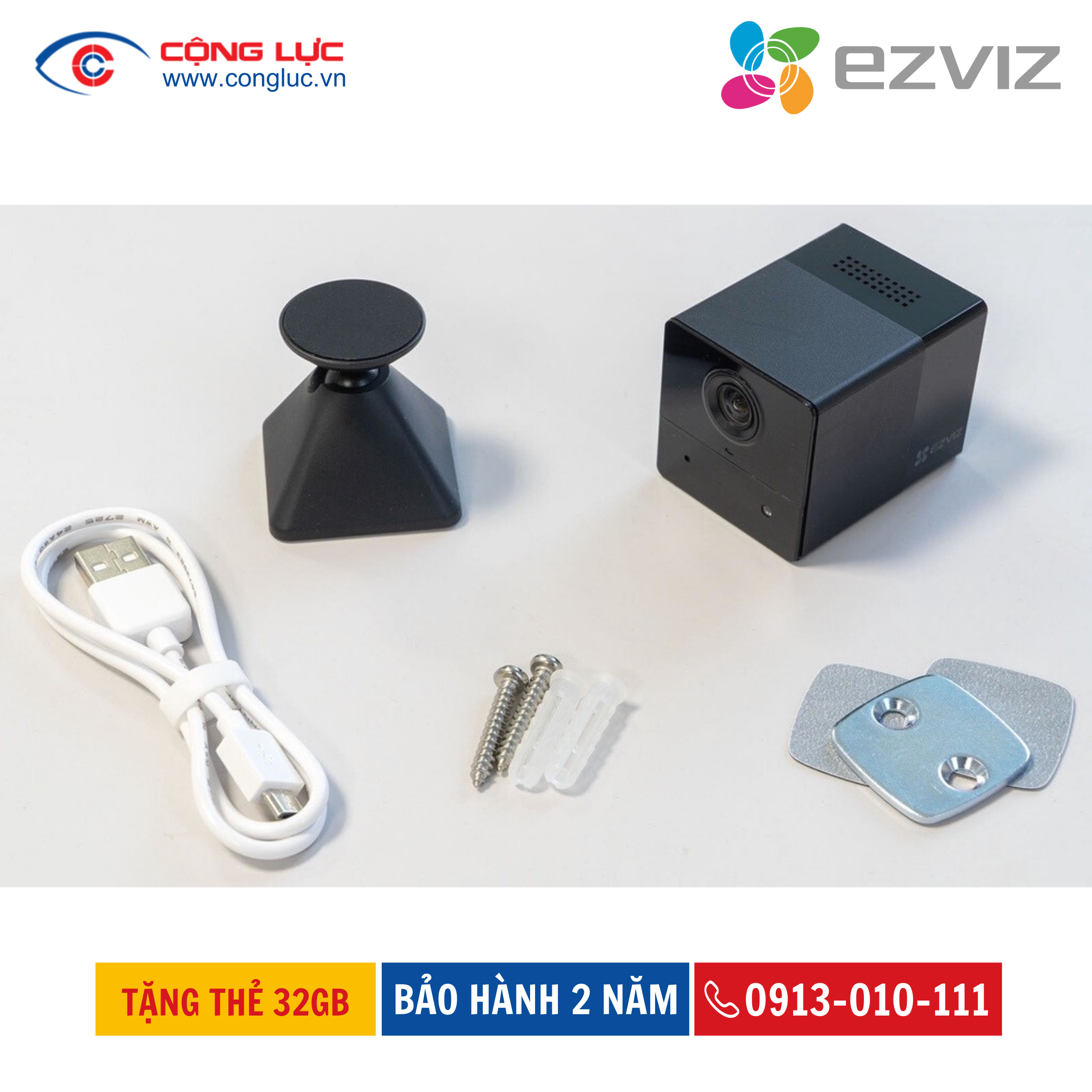 Camera Wifi Ezviz BC2 Chạy Bằng Pin