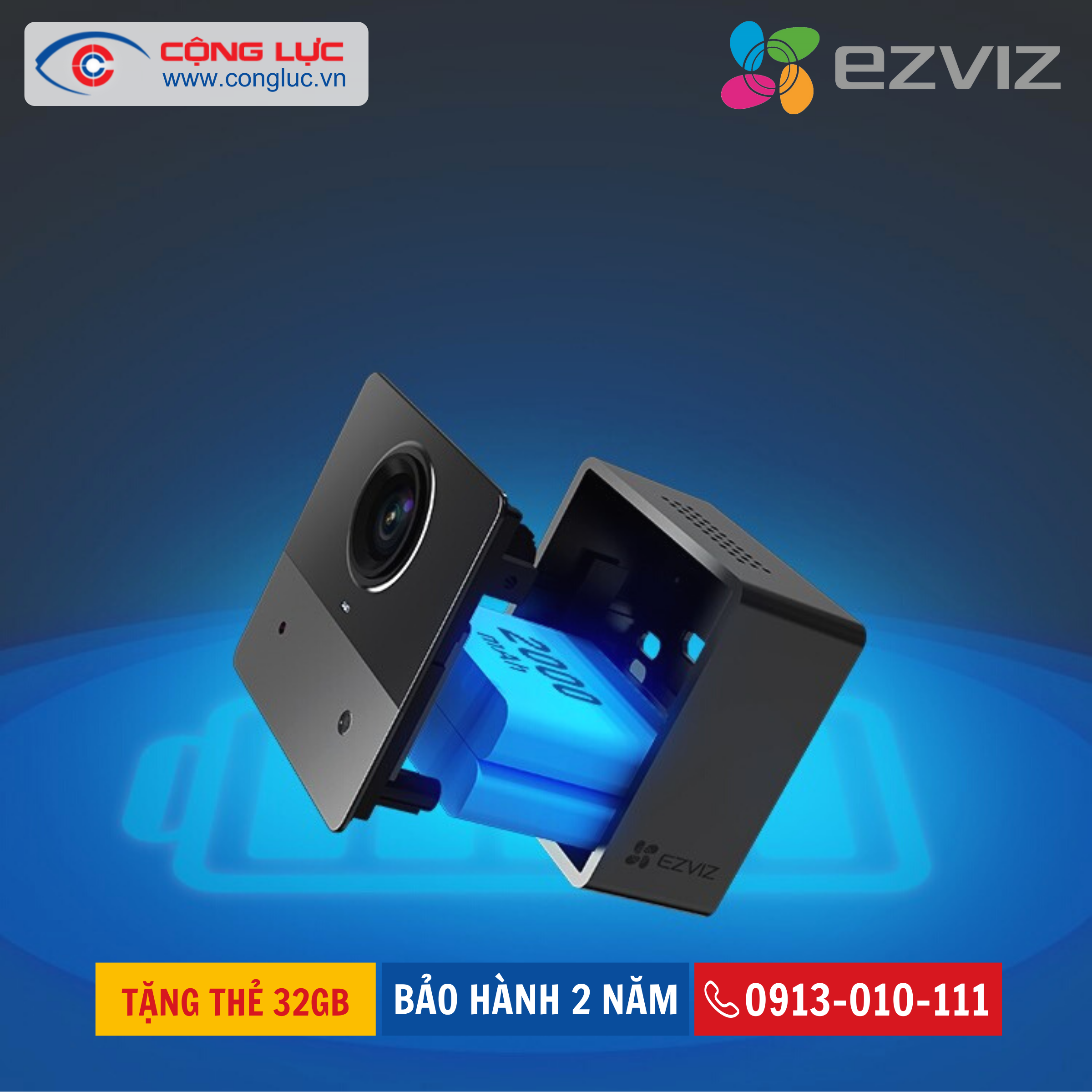 Camera Wifi Ezviz BC2 Chạy Bằng Pin