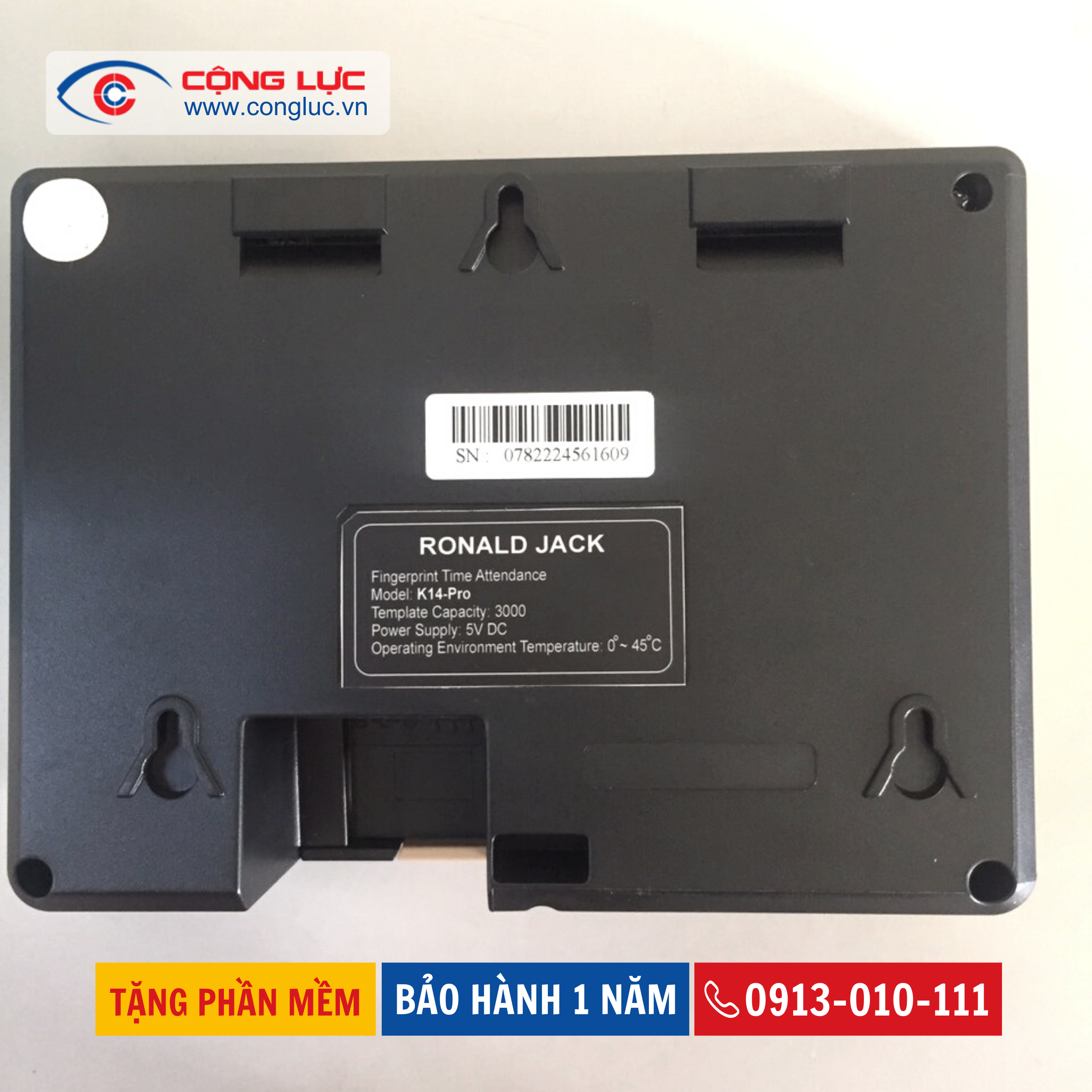Máy Chấm Công Vân Tay Ronald Jack K14 PRO