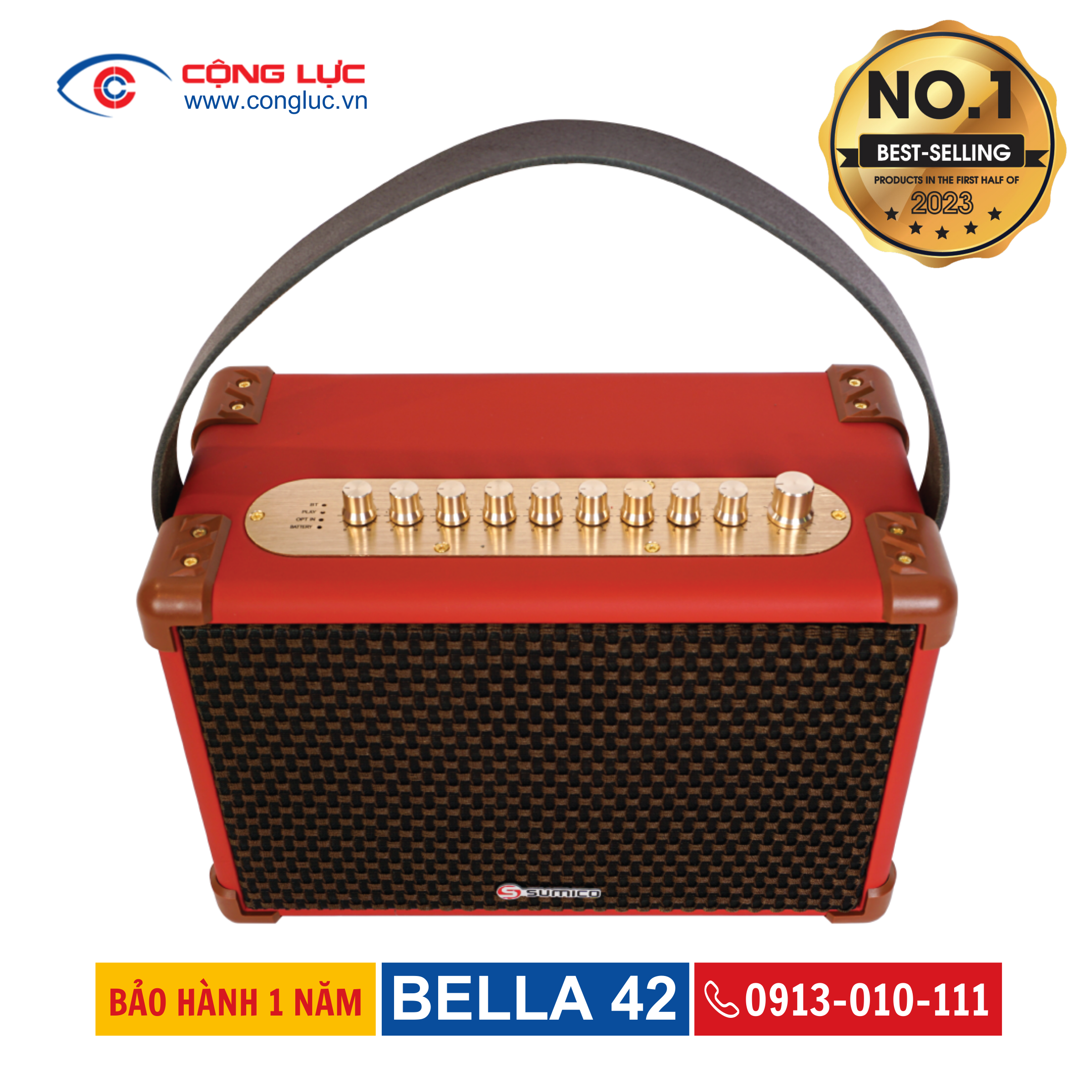 Loa Karaoke Di Động Sumico Bella 42