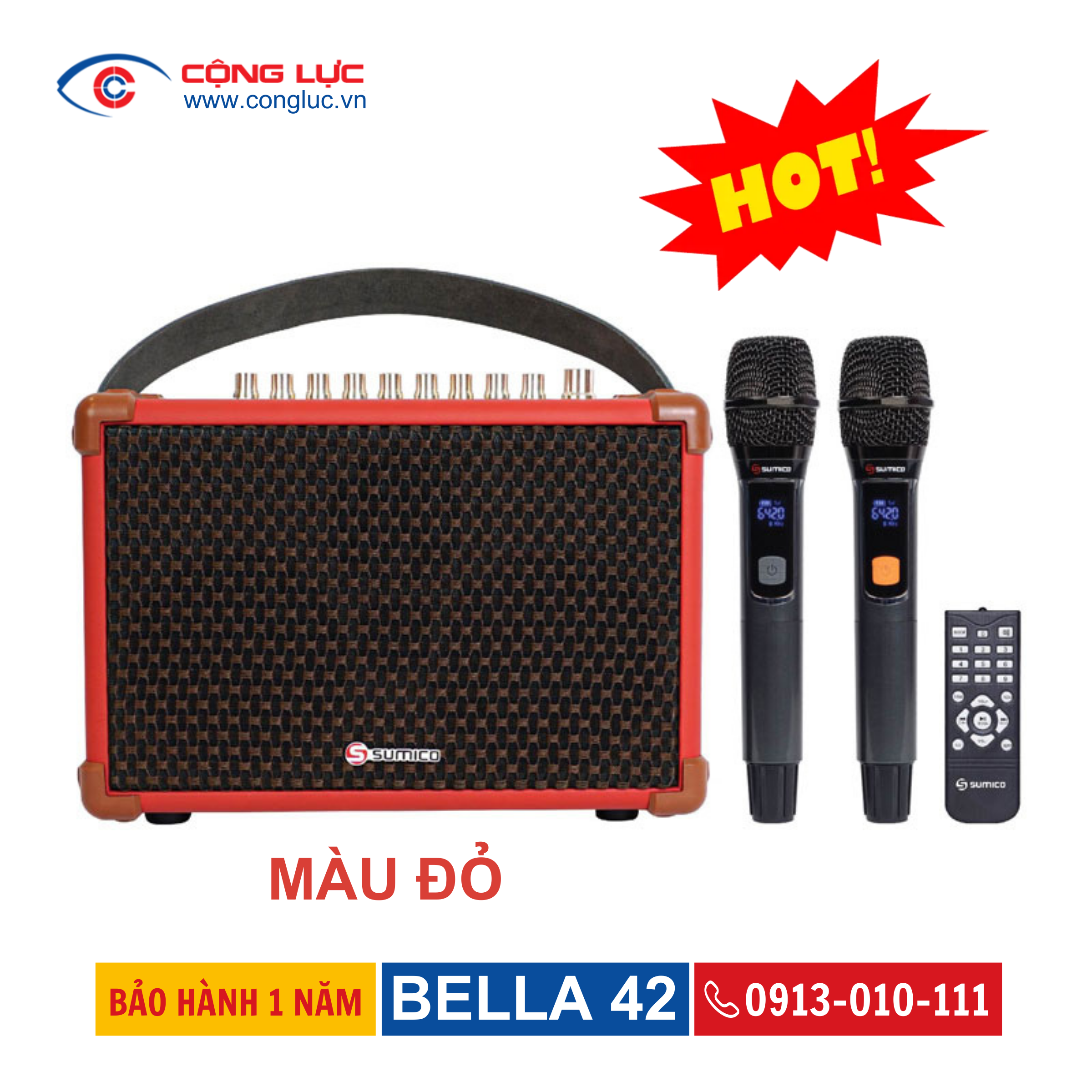 Loa Karaoke Di Động Sumico Bella 42