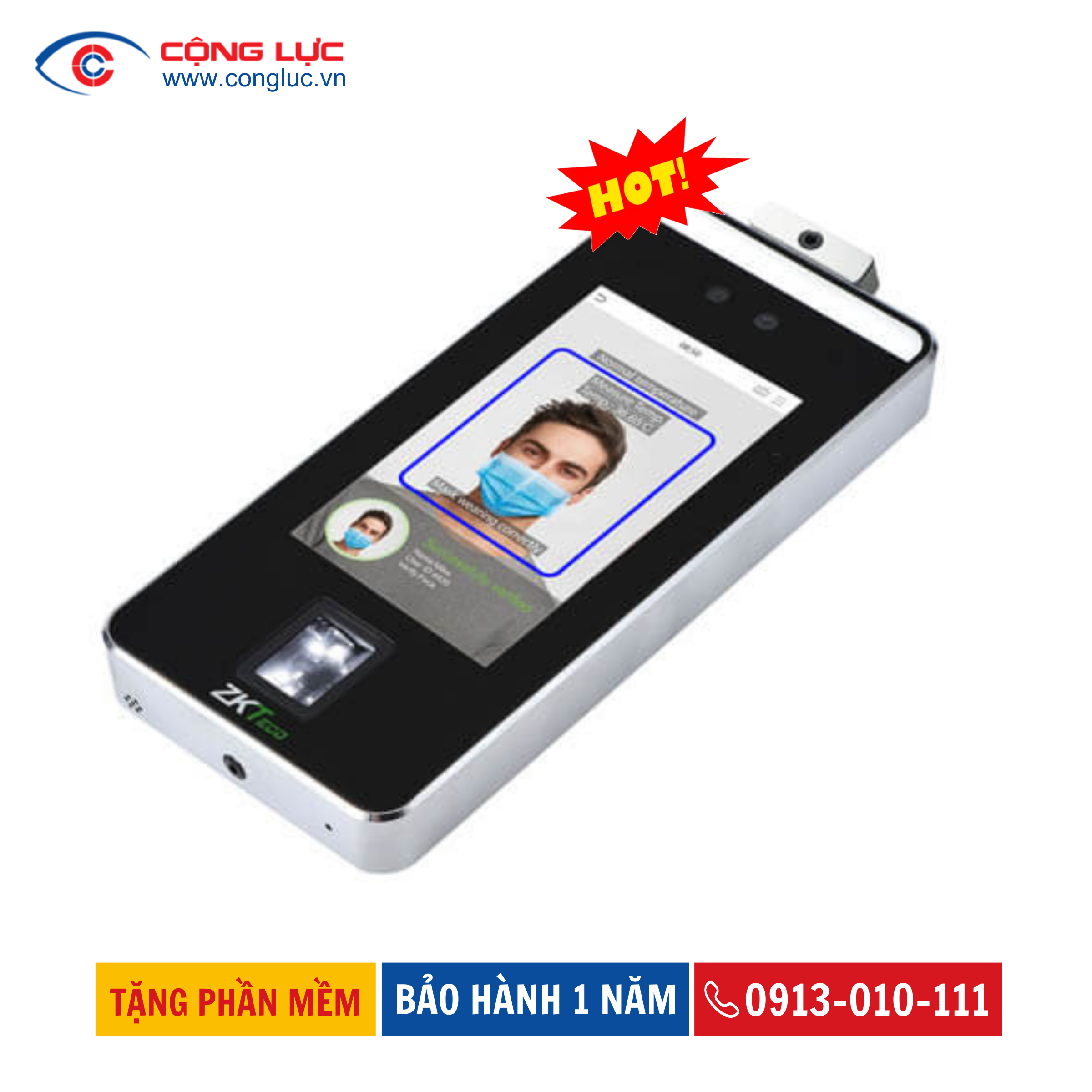 Máy Chấm Công Khuôn Mặt SPEEDFACE V5L