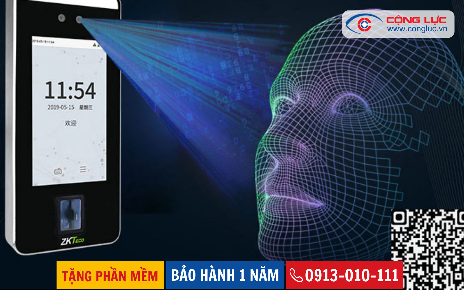 Máy Chấm Công Khuôn Mặt SPEEDFACE V5L