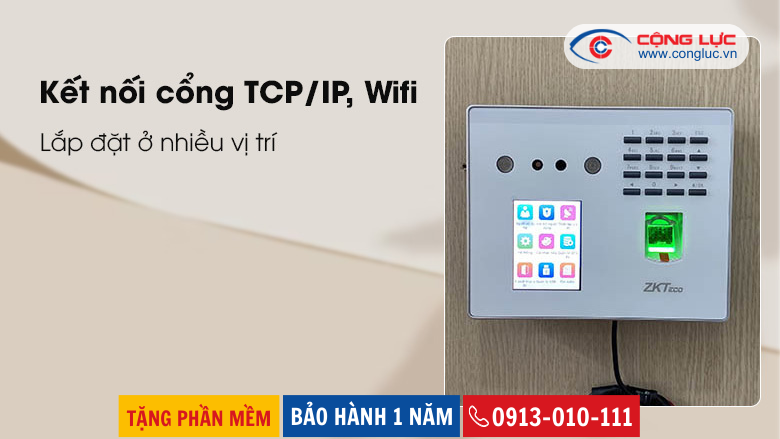 Máy Chấm Công Khuôn Mặt Zkteco MB40-VL