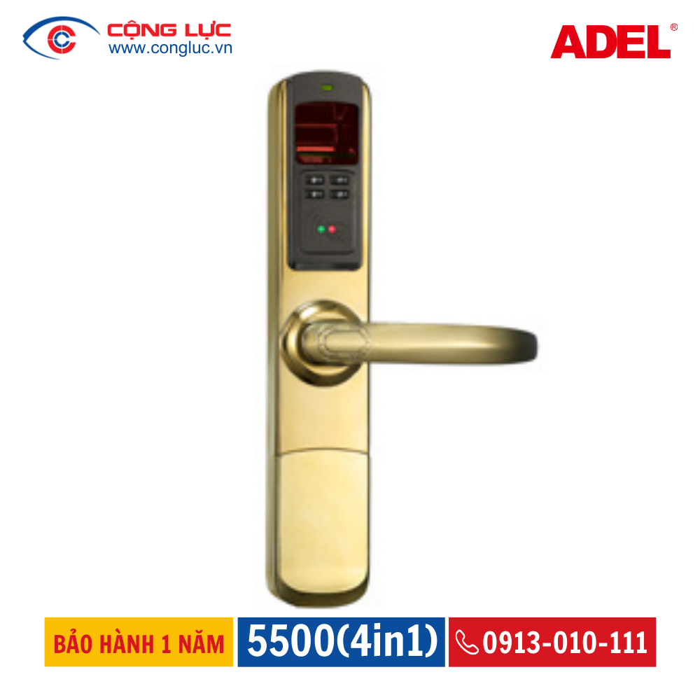 Khóa cửa ADEL 5500 (4in1)