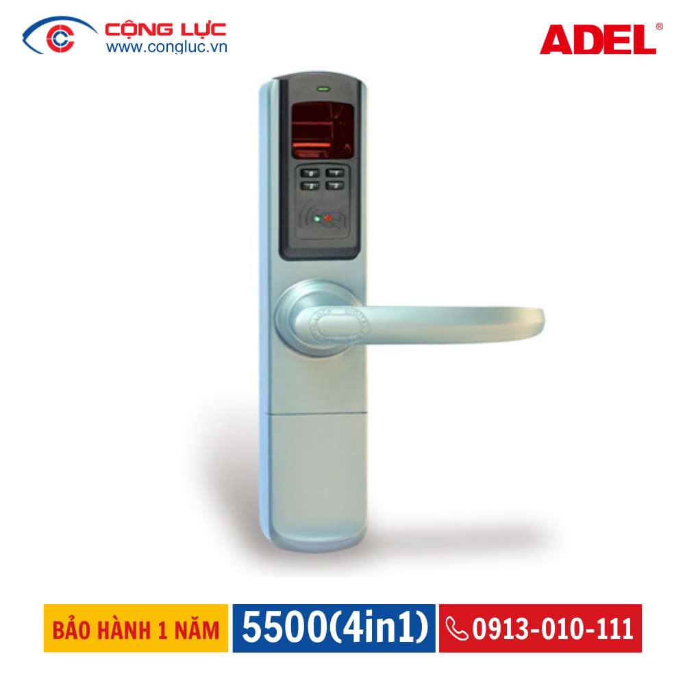 Khóa cửa ADEL 5500 (4in1)