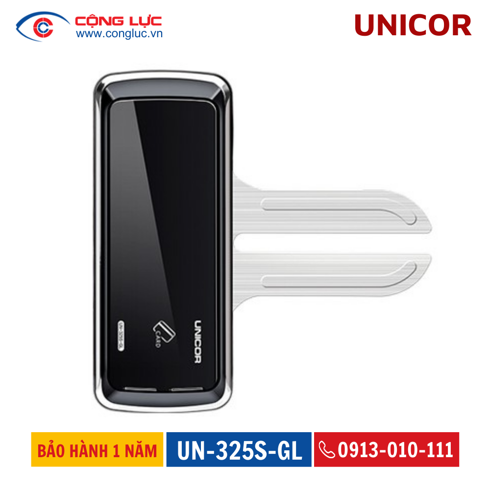 Khóa cửa kính Unicor UN-325S-GL
