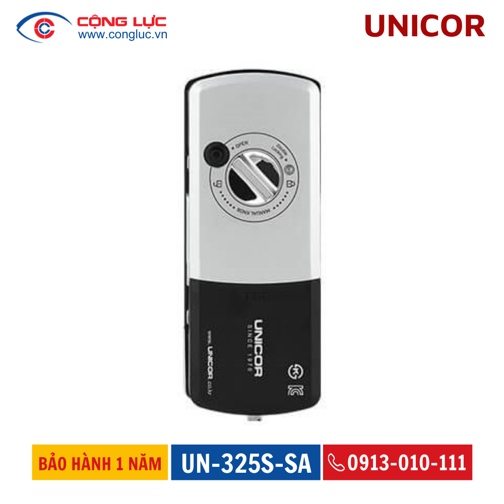 Khóa cửa kính Unicor UN-325S