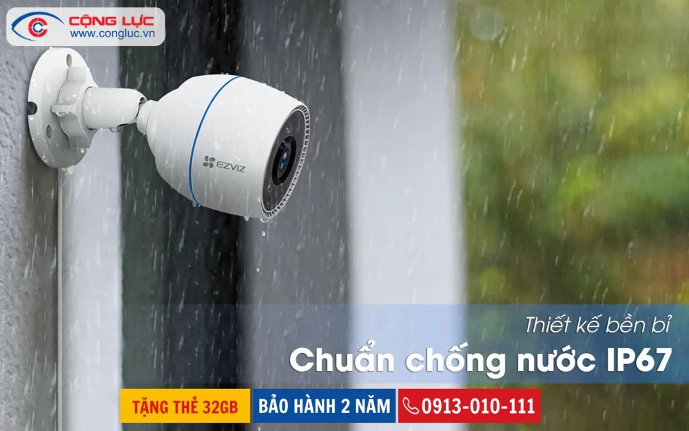 Camera IP Wifi Ezviz C3TN 2MP