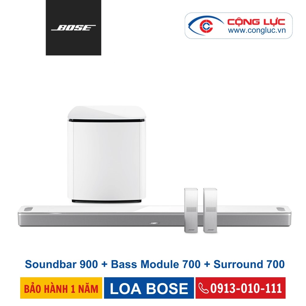Soundbar 900 + Bass Module 700 + Surround 700