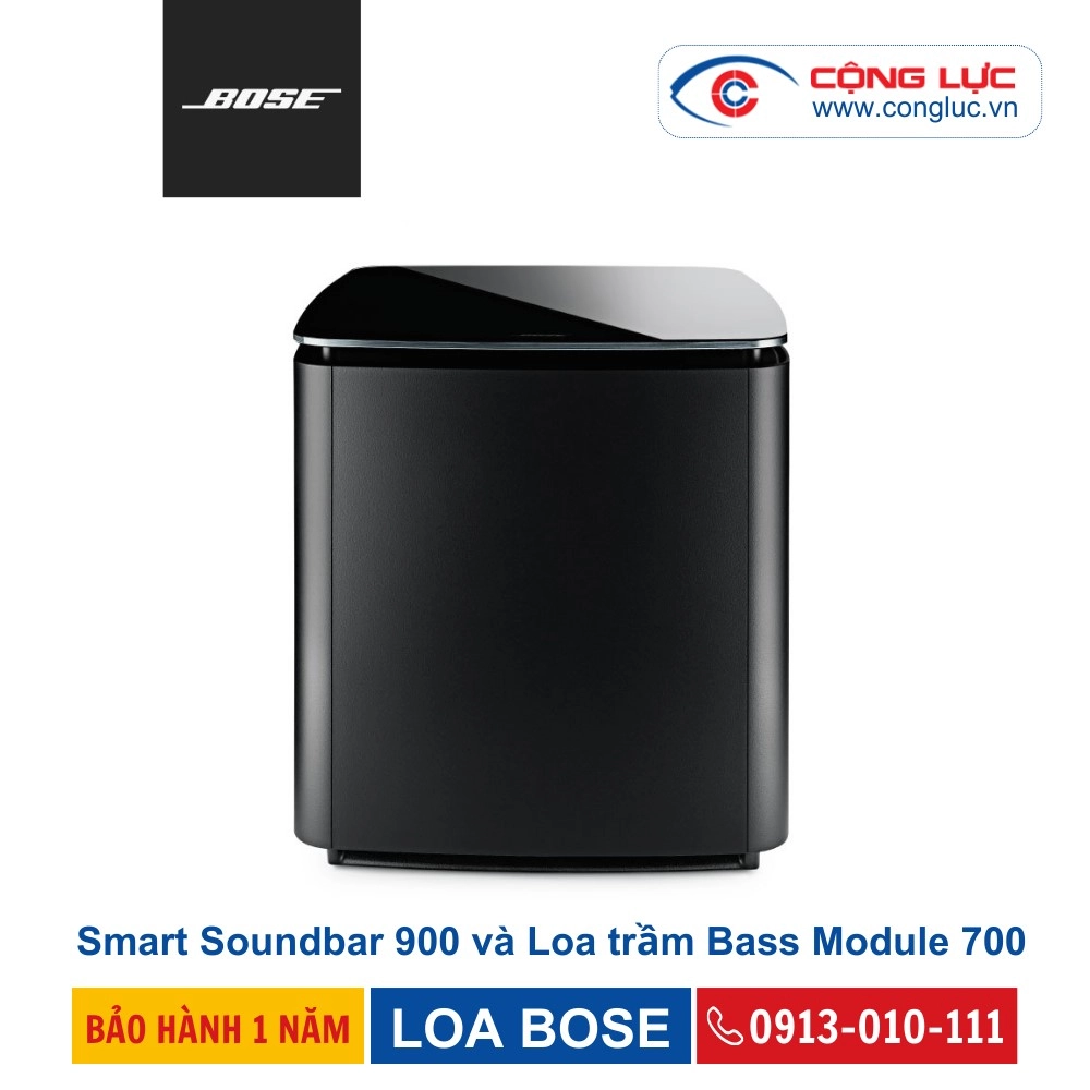 Loa Bose Smart Soundbar 900 và Loa trầm Bose Bass Module 700