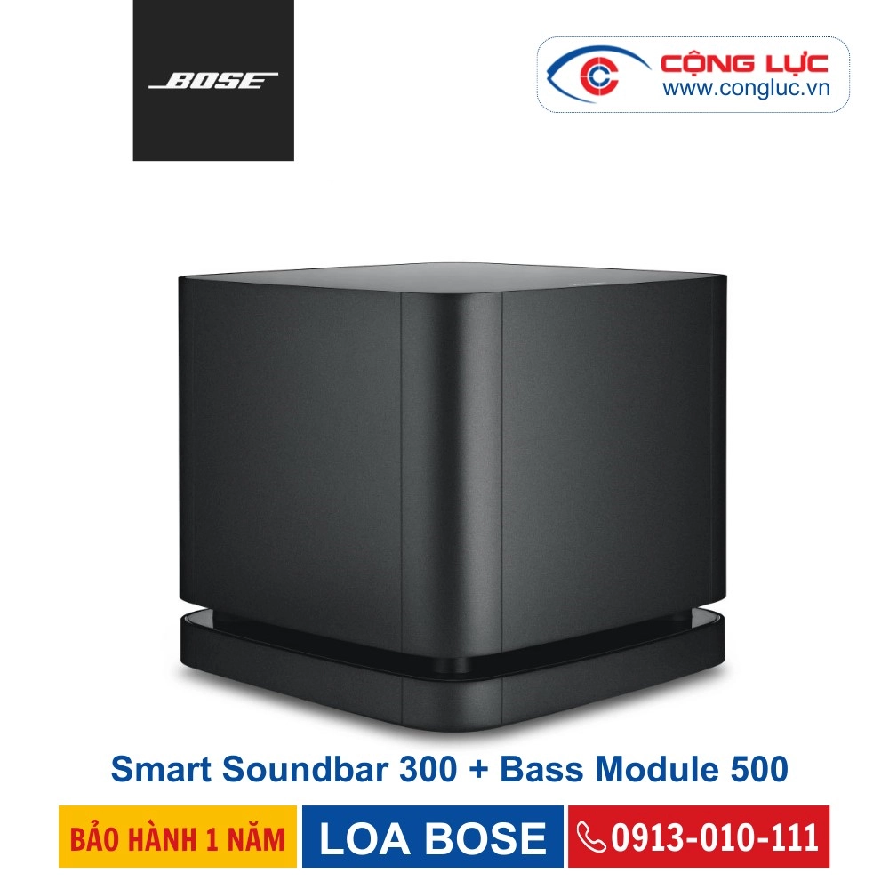 Loa Di Động Bose Smart Soundbar 300 + Bass Module 500