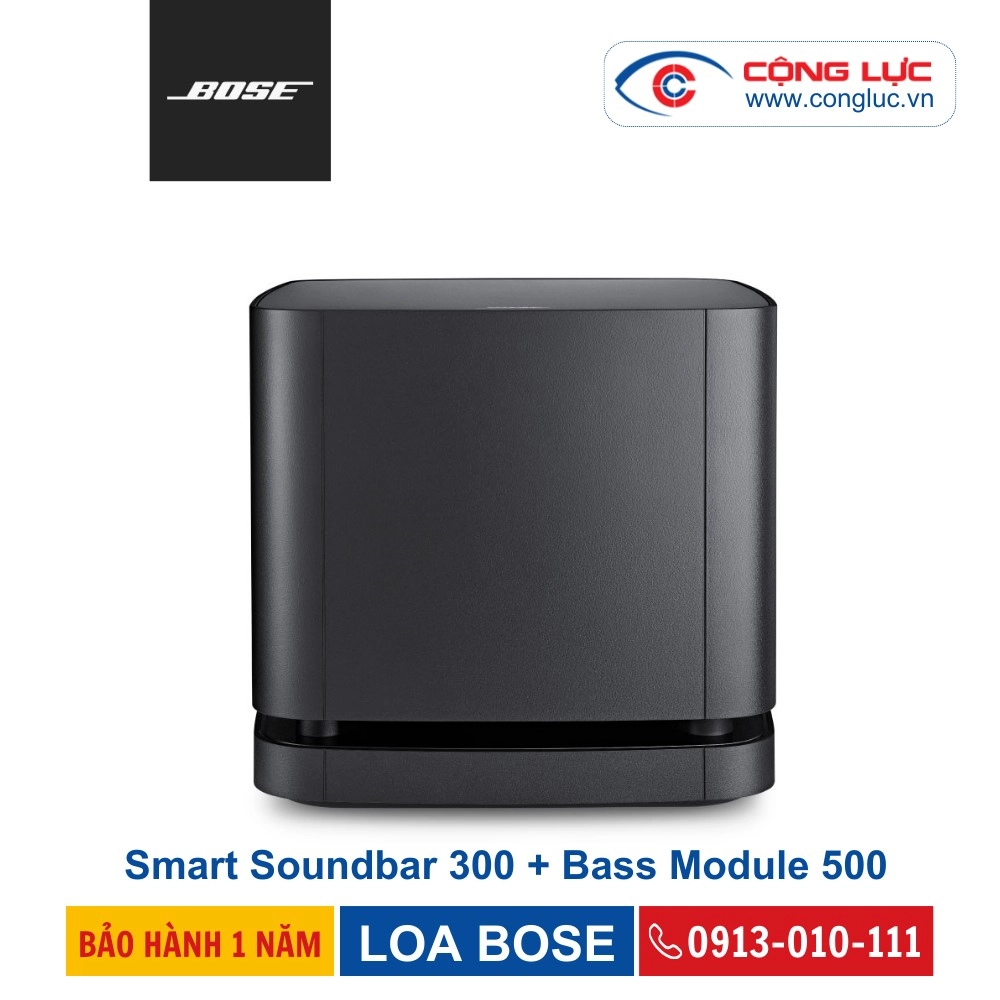 Loa Di Động Bose Smart Soundbar 300 + Bass Module 500