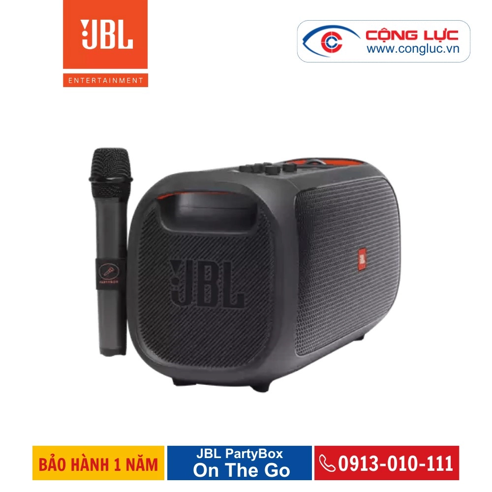 Loa Di Động JBL PartyBox On The Go (Kèm 2 Micro)