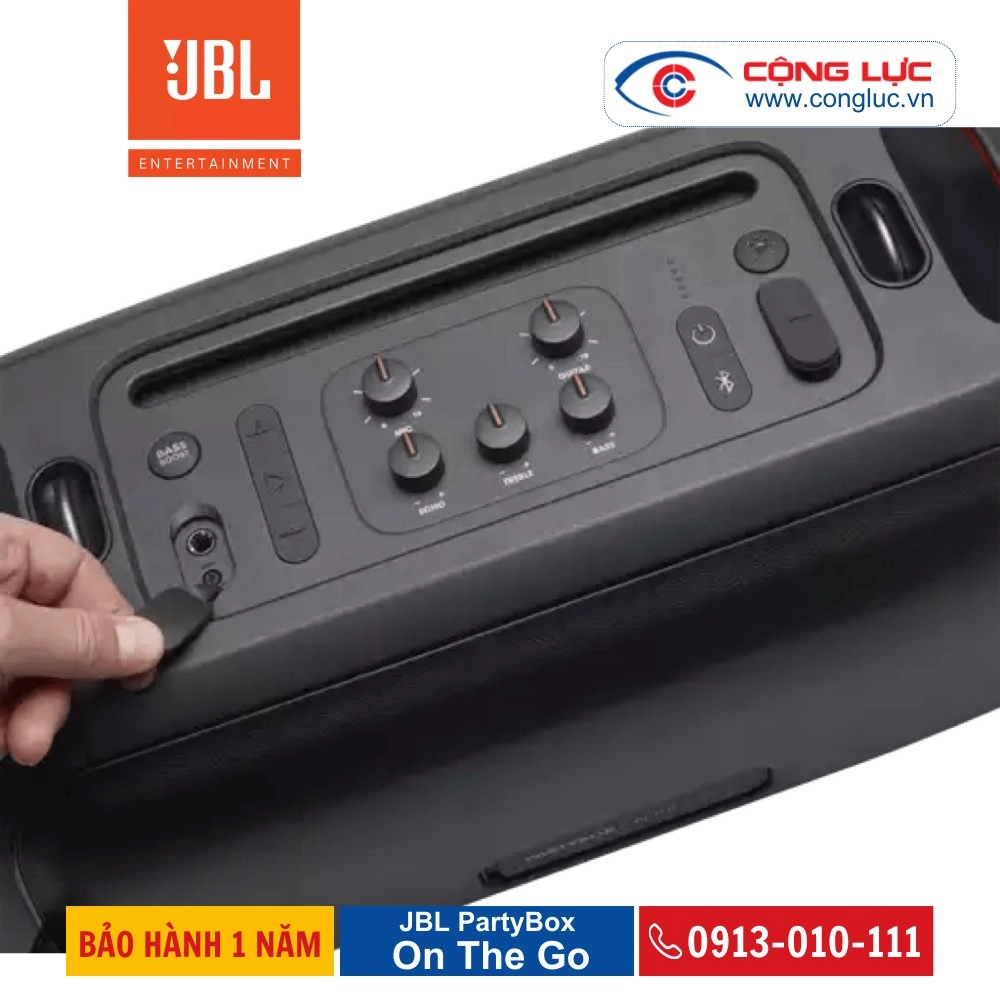 Loa Di Động JBL PartyBox On The Go (Kèm 2 Micro)