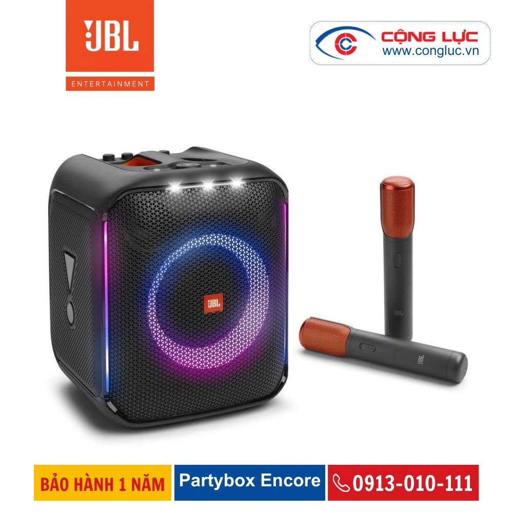 Loa Di Động JBL Partybox Encore (Kèm 2 Micro)