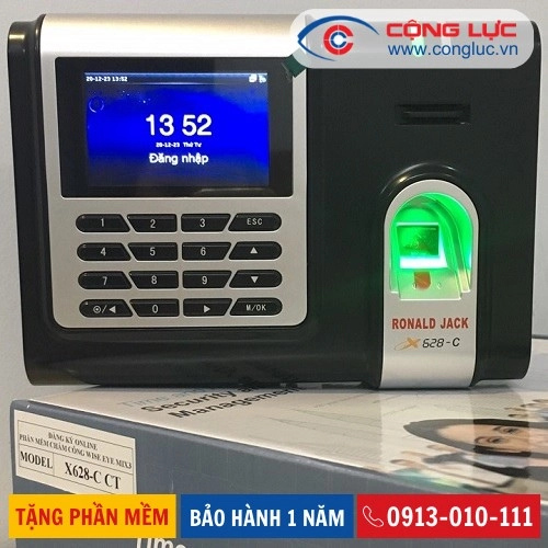 Máy chấm công vân tay Ronald Jack X628-CID