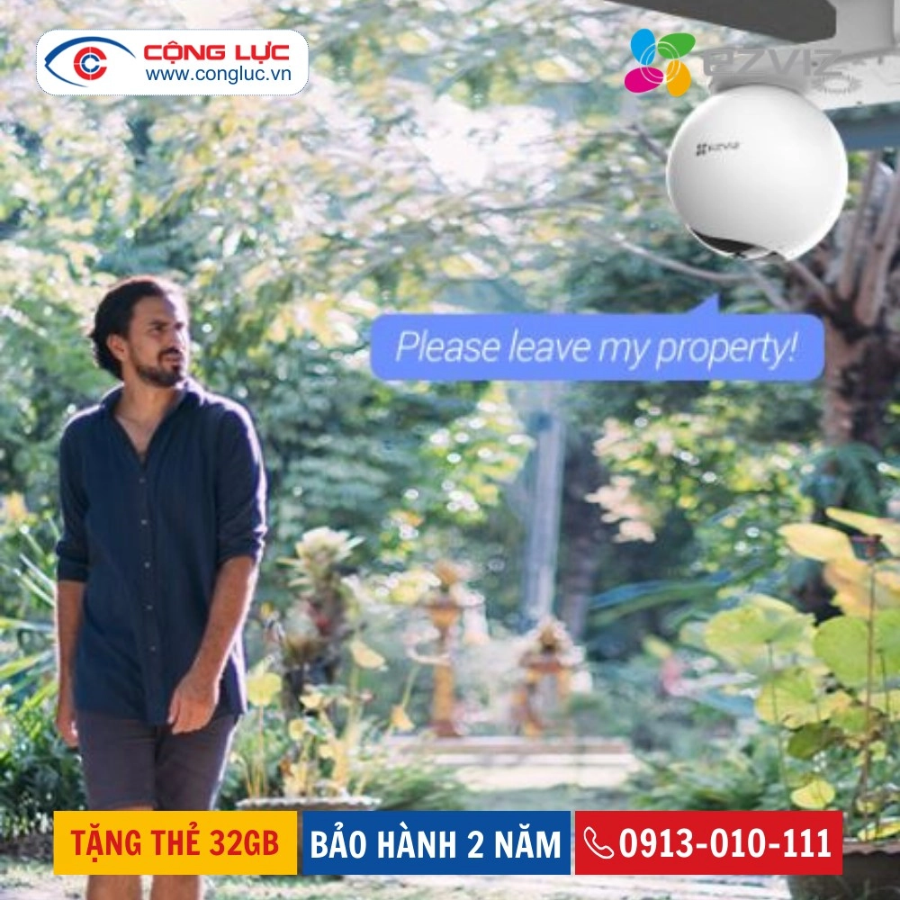 Camera Wifi Quay Quét Dùng Pin EZVIZ EB8 4G 2K