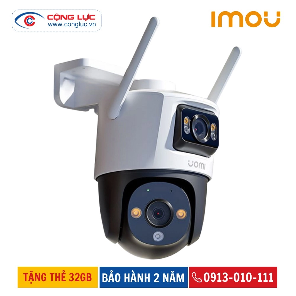 Camera Wifi iMOU Cruiser Dual 6MP IPC-S7XP-6M0WED Xoay 360 Ngoài Trời