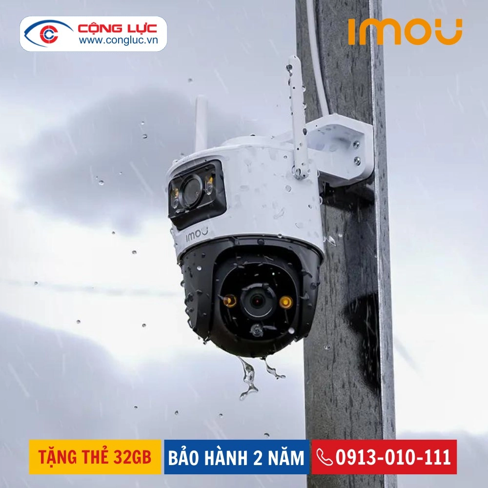 Camera Wifi iMOU Cruiser Dual 6MP IPC-S7XP-6M0WED Xoay 360 Ngoài Trời