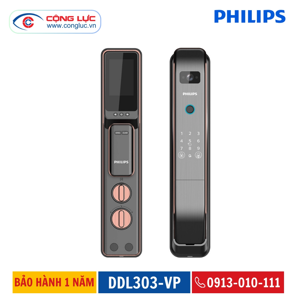 Khoá Cửa Vân Tay PhiLips DDL303-VP