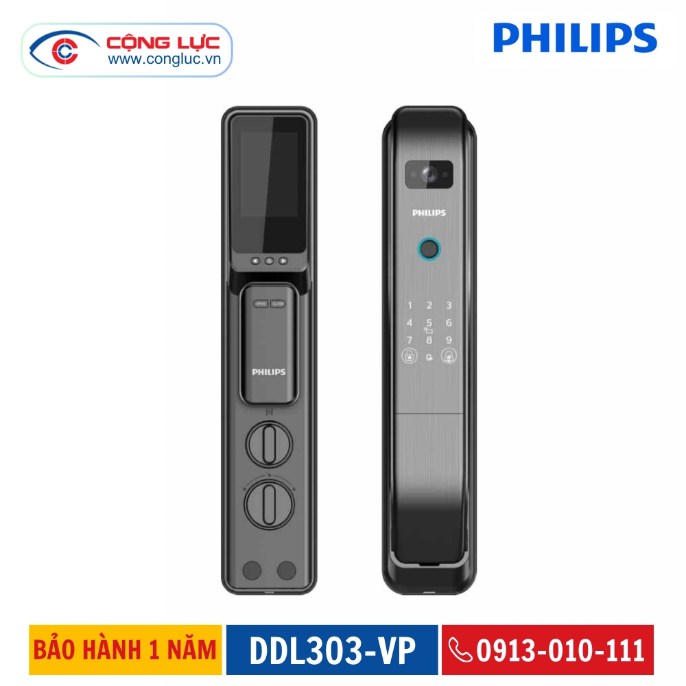Khoá Cửa Vân Tay PhiLips DDL303-VP
