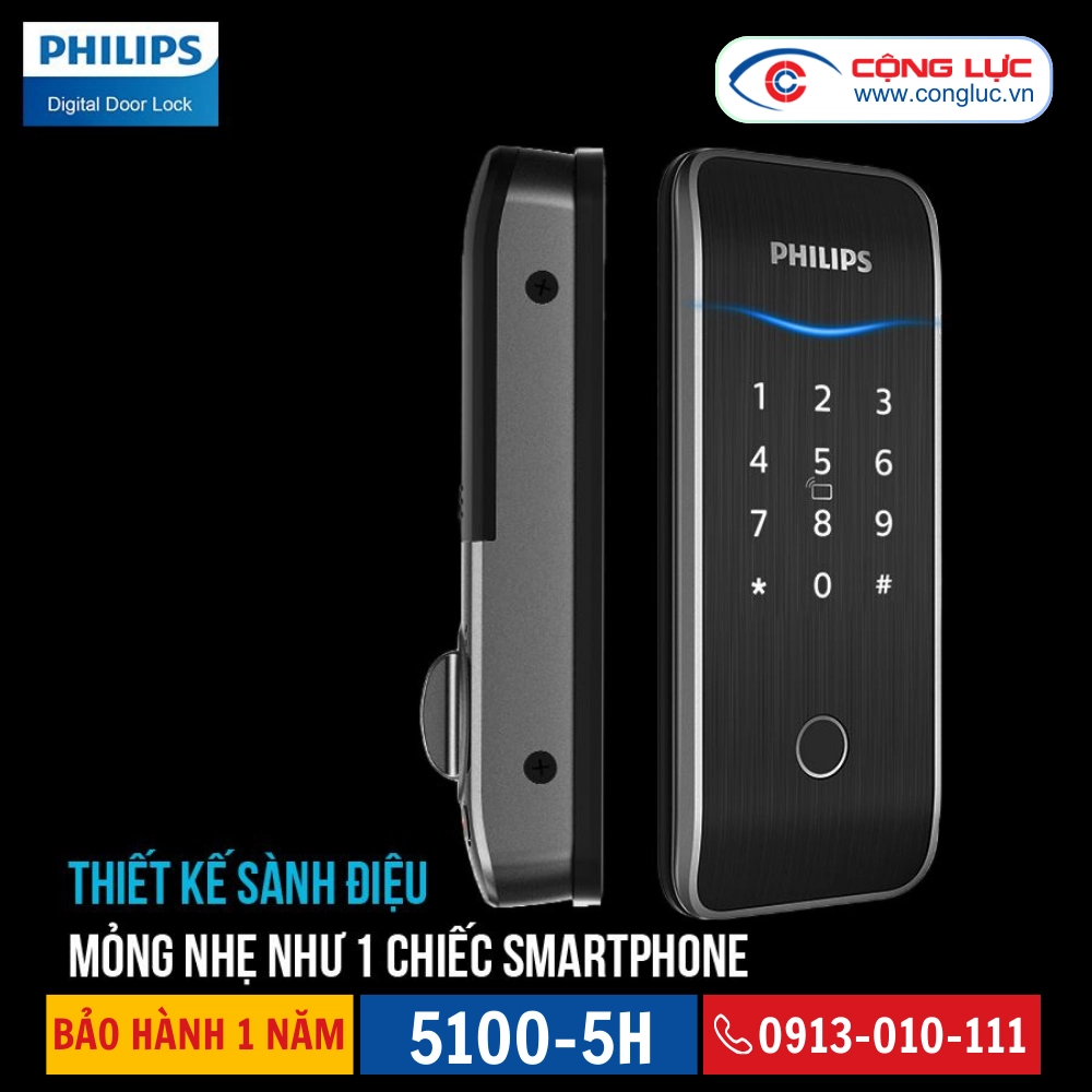 Khoá Cửa Thông Minh Philips 5100-5H