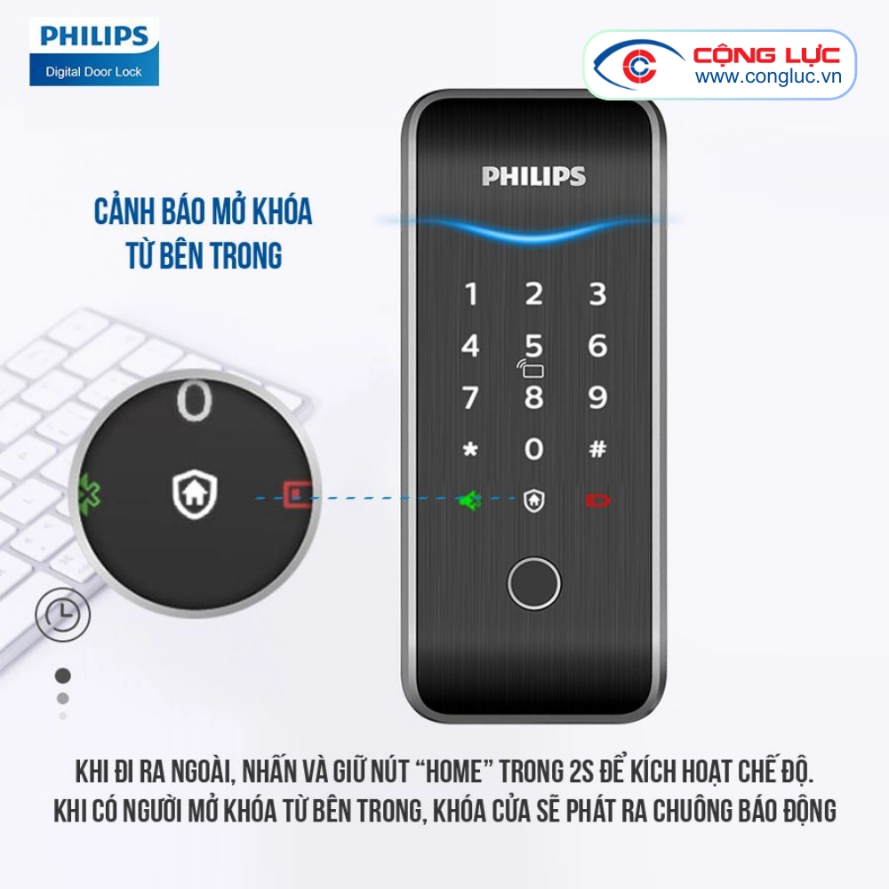 Khoá Cửa Thông Minh Philips 5100-5H