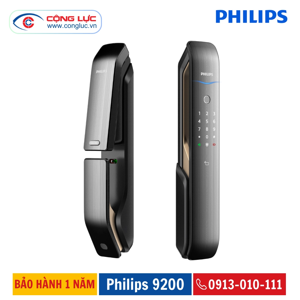 Khoá Cửa Vân Tay Philips 9200
