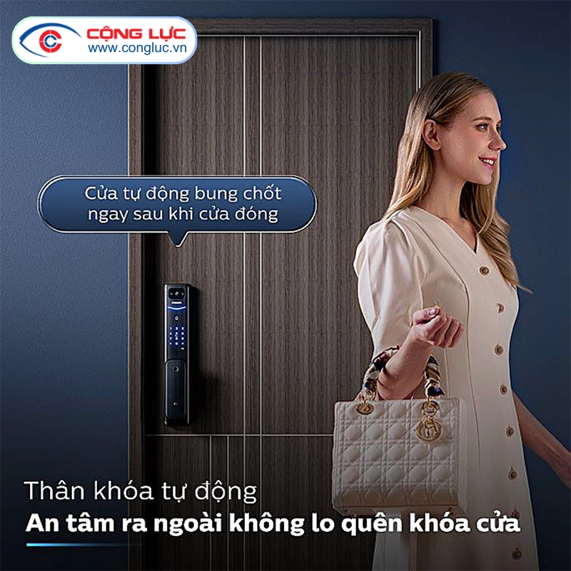 Khoá Cửa Vân Tay Philips Alpha-V-5HWS